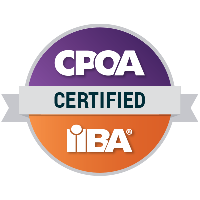Certificate in Product Ownership Analysis (IIBA®-CPOA) Badge